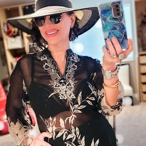 Solitaire sequenced blouse